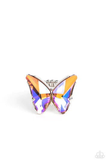 Flourescent Flutter - Orange