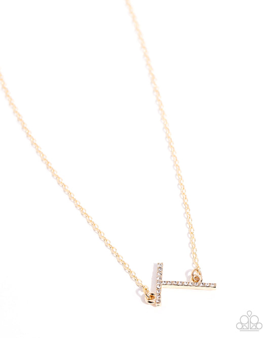INITIALLY Yours - T - Gold