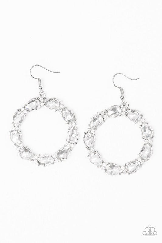 Ring Around the Rhinestones - White