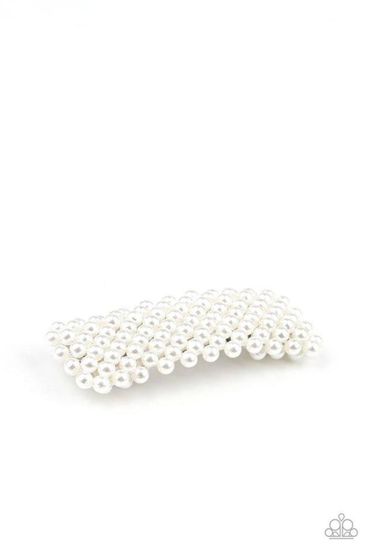 Pearl-Clutching Posh - White